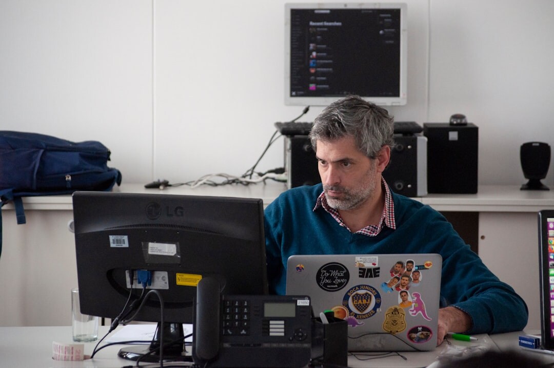 Portrait of a man working as a technical director